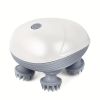 Pet Massager, Pet Scalp Massager, Handheld Electric Cat Massager, Dog Massager, 4 Rotating Massage Heads, Relax Muscles, Cat and Dog Scalp Massager