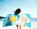 Surfer Dog Grey Labrador Retriever Premium Beach Towel Oversized Towel Beach Blanket, Pool, Beach Essentials, Yoga, Premium Bath Towel
