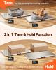 VEVOR 1100Lbs x 0.2Lbs Digital Livestock Scale Large Pet Vet Scale Stainless Steel Platform Electronic Postal Shipping Scale Heavy Duty Large Dog Hog